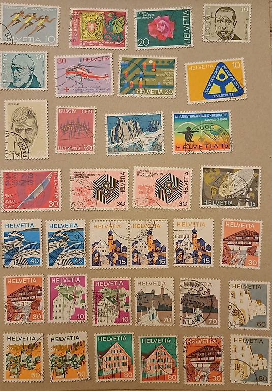 >150 Briefmarken (1971 1989, CH) zum Sammeln Canton BaselLandschaft tutti.ch