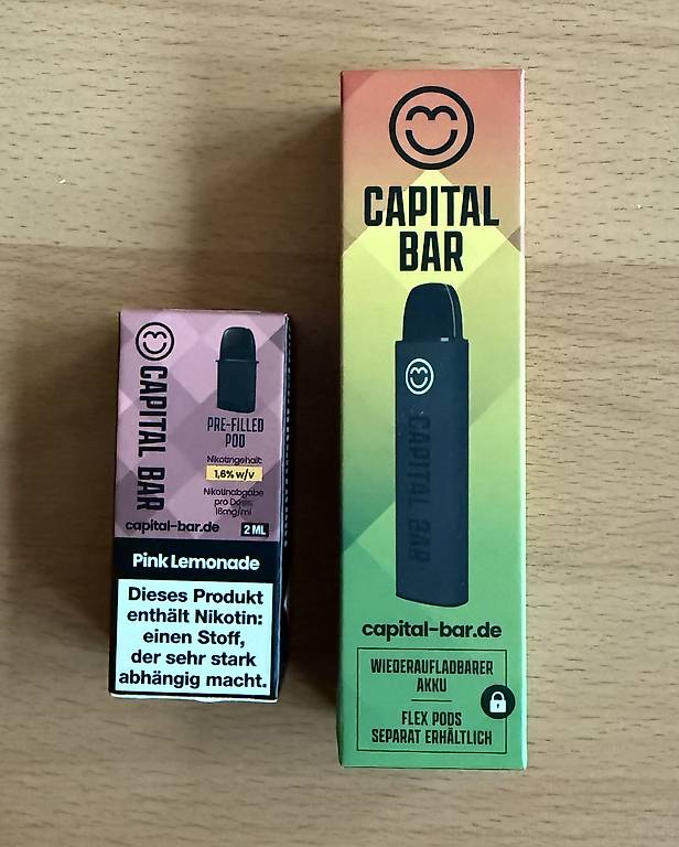 Capital Bar Vape (Capital Bra) mit Ersatzkartusche im Kanton Bern