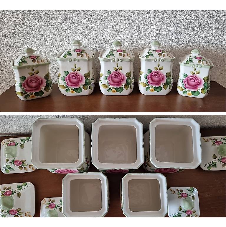 Keramik Vorratsdosen Set: Landhausstil maritim / Cote dAzur im Kanton Bern