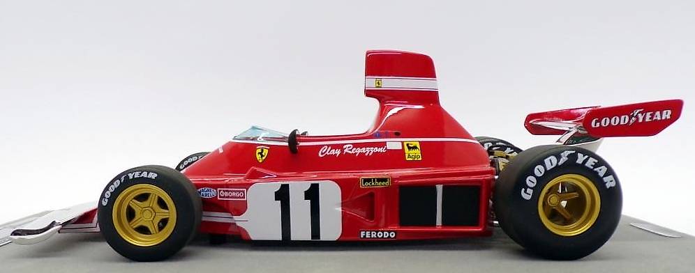 Ferrari 312B3 Clay Regazzoni F1 1974 Tecno Model 1:18 Cantone San