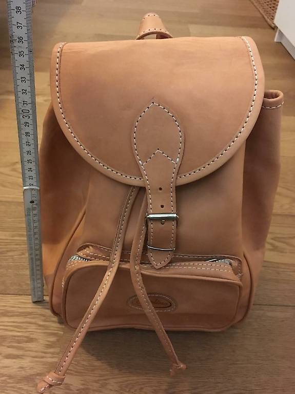 echter Leder Rucksack, aus Handarbeit im Kanton Gallen