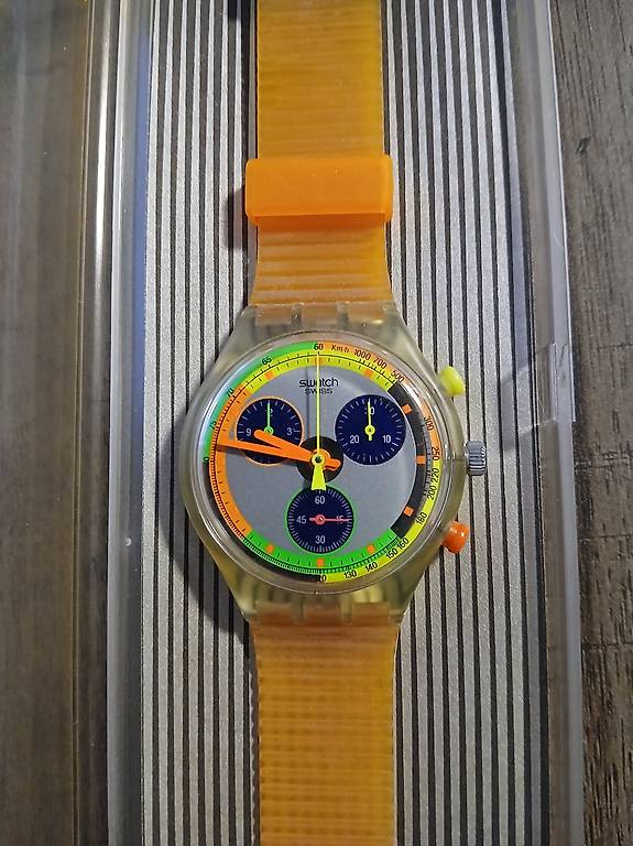 Sck 104 Swatch Chrono Jelly Stag スウォッチ クロノグラフ SCK104