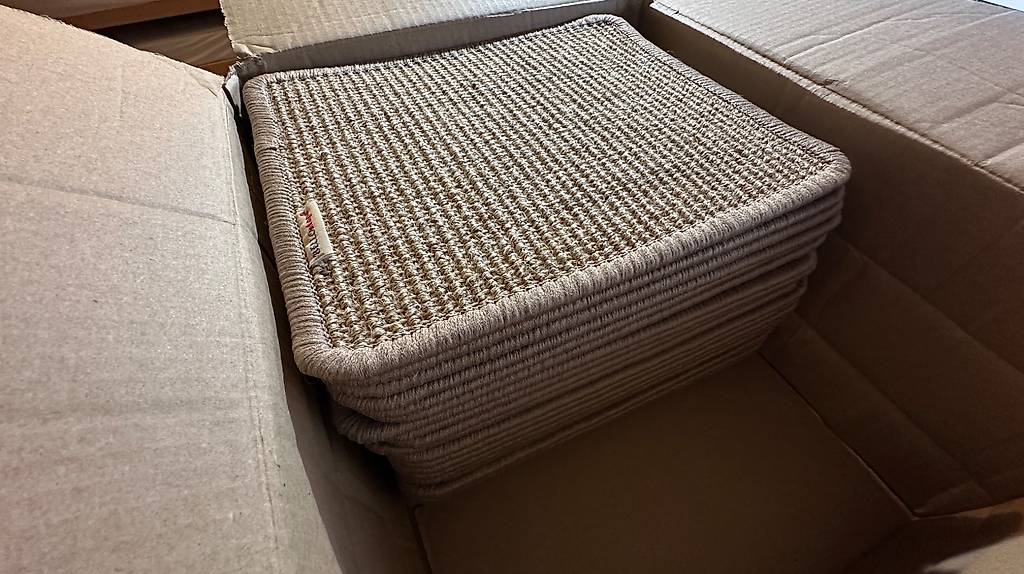 Rutschfeste Stufenmatten – 15 Stück, Je 76,2x20,3 Cm, Polyester Mit Gummi-Unterseite, Für Treppen Im Haus