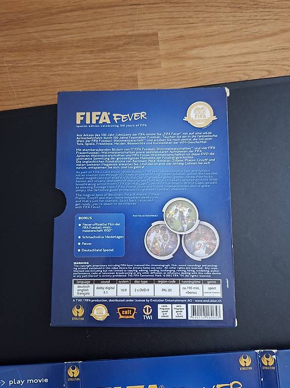 FIFA Fever DVD-Box Special Edition: 100 Jahre FIFA im Kanton Bern
