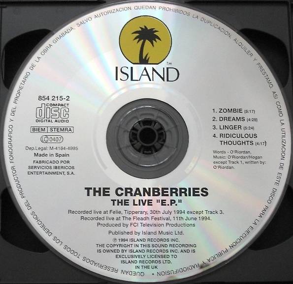 The Cranberries No Need To Argue Canton Thurgovie tutti.ch