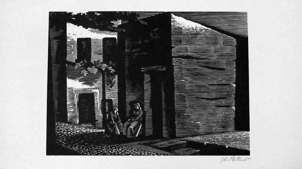 Aldo Patocchi ( 1907 1986 ) Holzschnitt Siesta in Basel kaufen tutti.ch