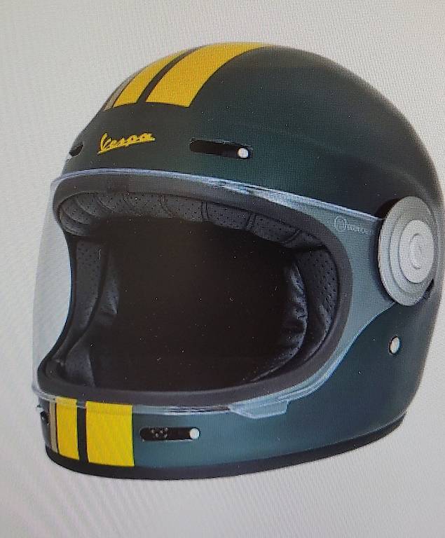 Verwunderlich Vespa Helm Retro Ebenbild