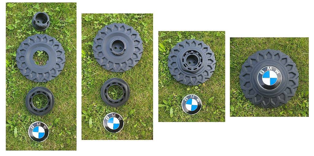 BMW E30 Zentraldeckel zu Kreuzspeichen-Styling-5 / 15 Zoll im Kanton ...