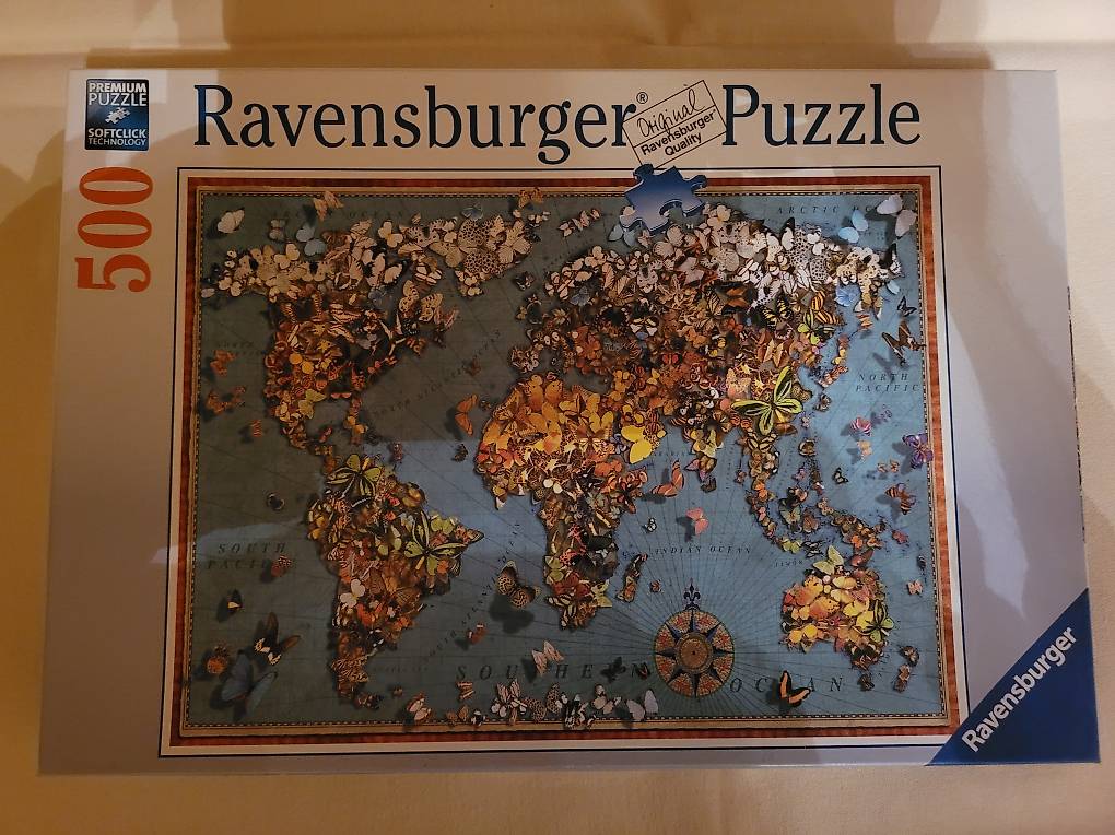 Puzzle Ravensburger Antike Schmetterling Weltkarte Im Kanton Luzern