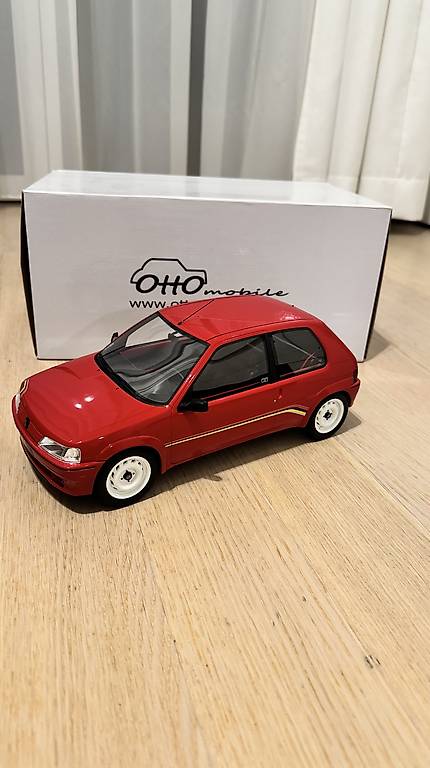 Peugeot 106 Rallye 1/12 Ottomobile - Résine Blanche - Modèle 2021