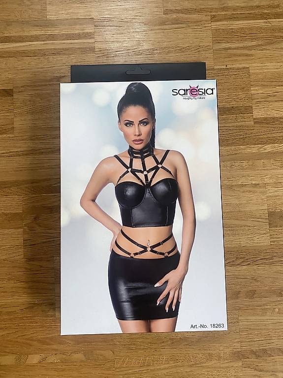 ios wecker vibration ausschalten Dessous Set “Tentation noire” ♡ Joujean main image 0