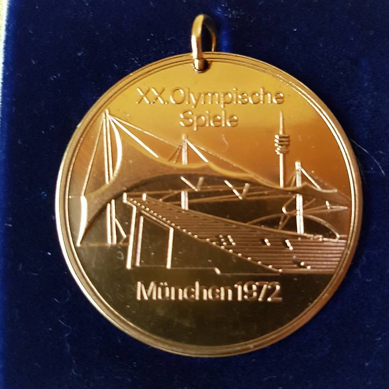 Medaille Anhänger Olympia München 1972 Canton Argovie tutti ch