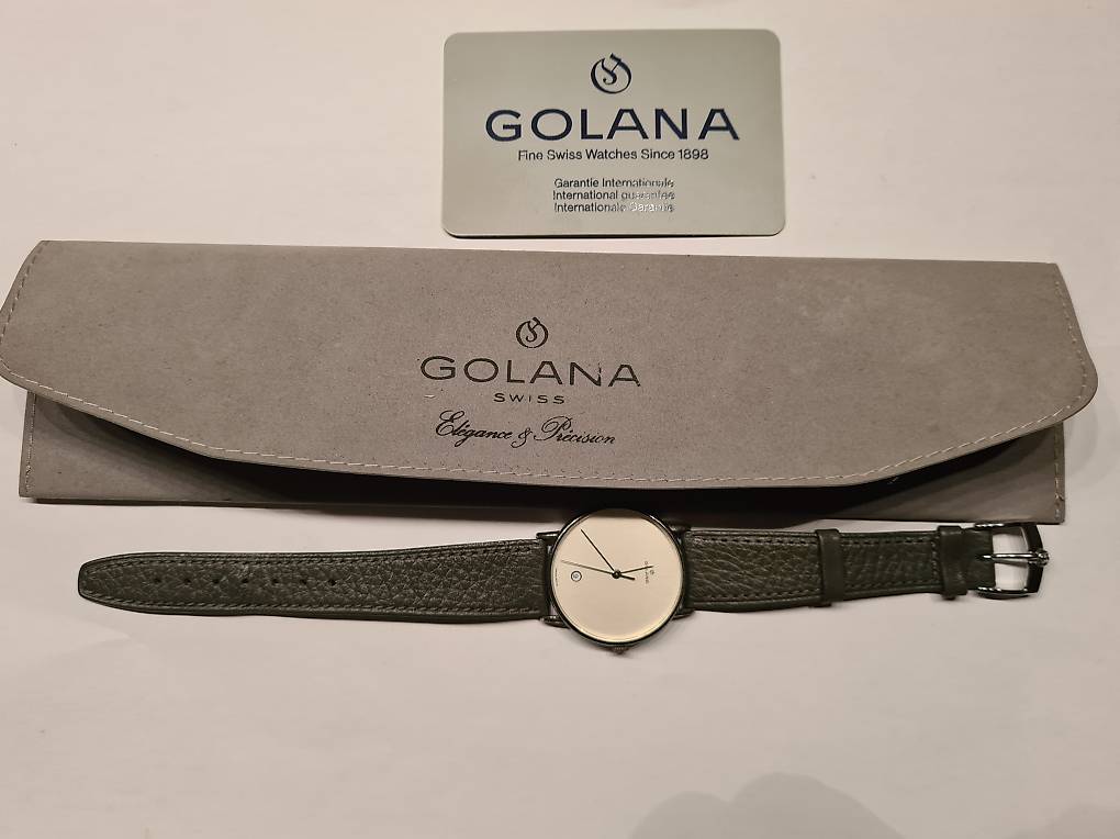 Uhr Golana Swiss Made Quartz 1097-2; Silber 925 im Kanton Aargau