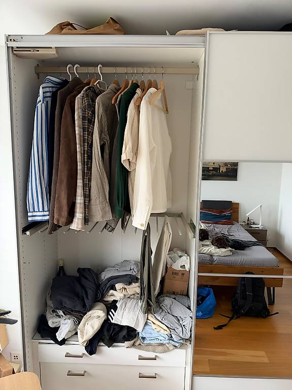 IKEA PAX Schrank 200x236, Spiegel-Schiebetüren, top Zustand im Kanton Zürich