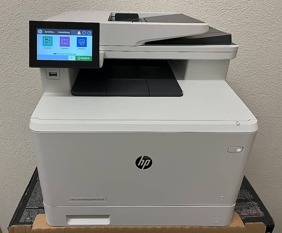 Hp Color Laserjet Managed Mfp E F Herstellergarantie Im Kanton