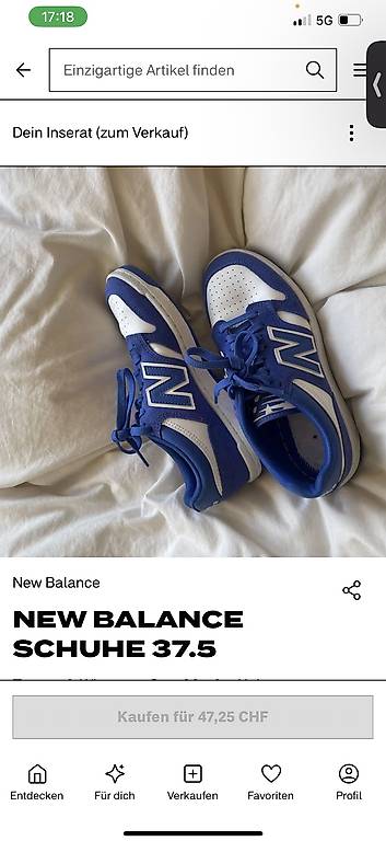 New Balance Sneaker 37 5 Im Kanton Basel Stadt Tutti Ch