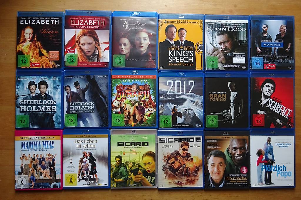 Diverse Filme auf Blu-ray Disc 2te Serie im Kanton Appenzell