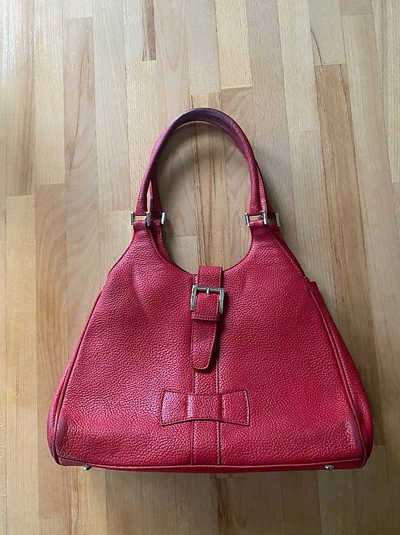 Maison Mollerus Leder-Handtasche rot im Kanton Zürich