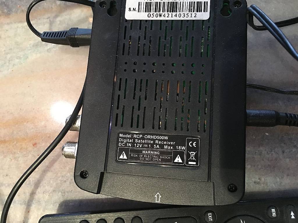 digitaler SAT Receiver mit HDMI und WLAN Orchid RCPORHD500W im Kanton