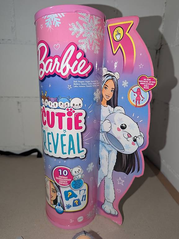Barbie Polar Bear Sparkle Sparkle Buy Barbie Cutie Reveal Winter