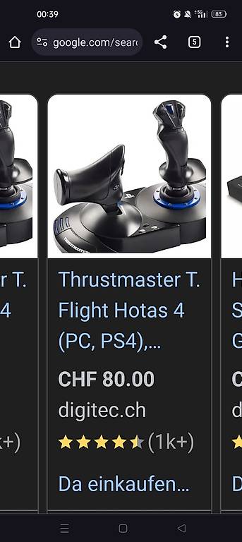 Flightstick Pc Ps Ps Im Kanton Tessin Tutti Ch