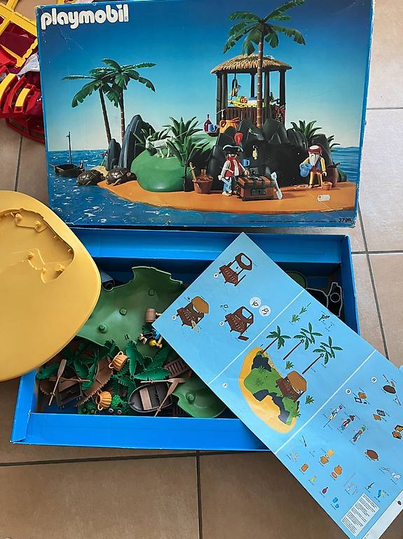 Playmobil – L’île Des Pirates (réf 3799) – Lot Vintage Complet