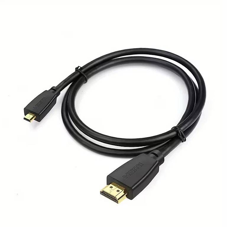 ZdyCGTime Micro-HDMI Naar Mini-HDMI Kabel 30cm – 4K Ondersteuning – Vergulde Connectoren – Plug & Play