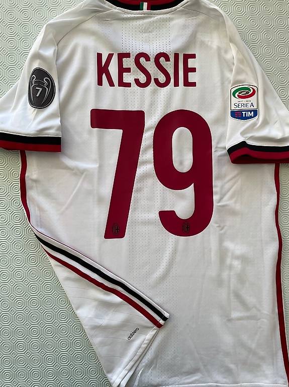 Maglia AC Milan match worn/issued Kessie 2017/2018 Cantone Ticino