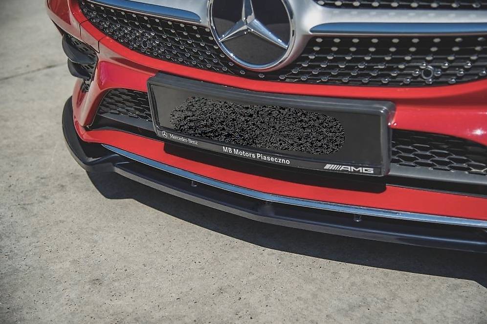 Frontlippe Spoilerlippe V Mercedes Benz Cla Amg Line C Cantone San