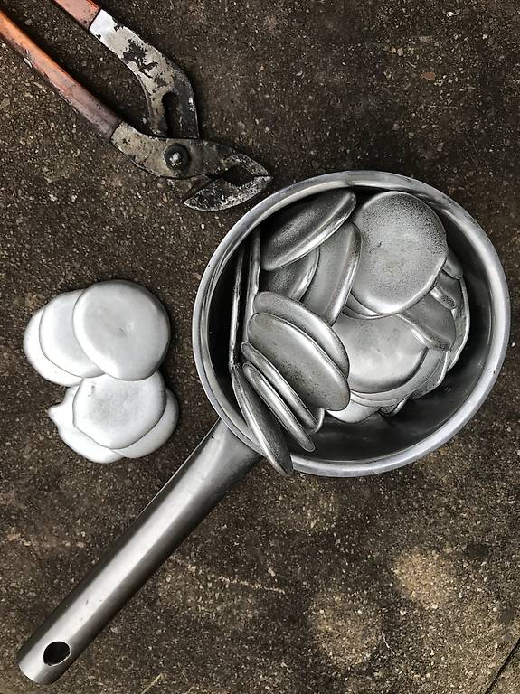 Zinnguss Giesszinn Zinngiessen Zinnstangen im Kanton BaselLandschaft