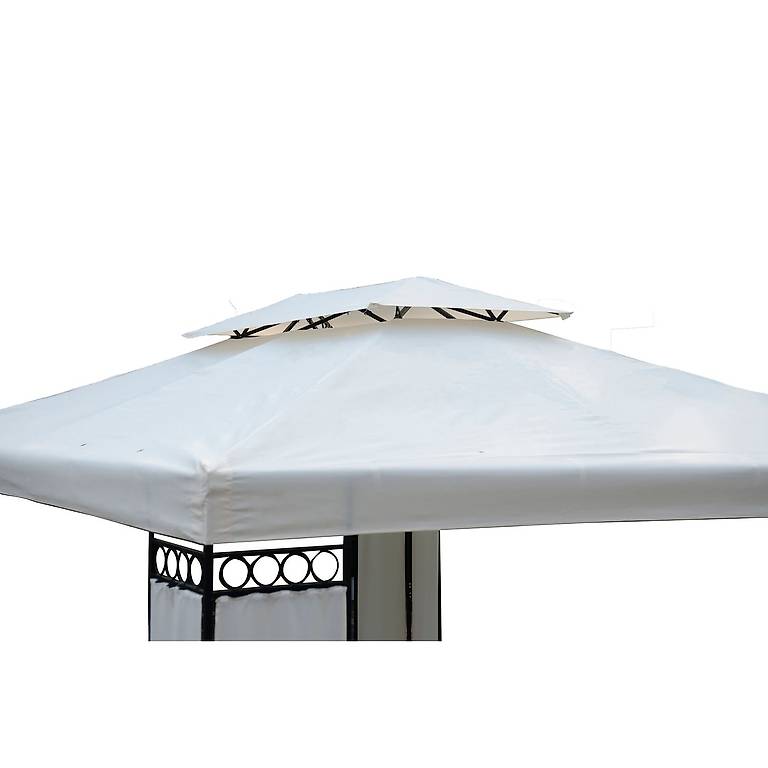 QUICK STAR Tetto di Ricambio per Gazebo da Giardino, 3 x 3 m, Colore