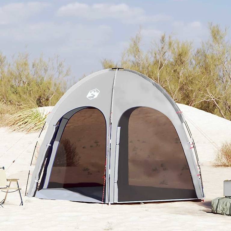 Neu! Poolzelt Grau 366 x 305 x 231 cm Polyester und Fibergla im Kanton  Zrich - tutti.ch