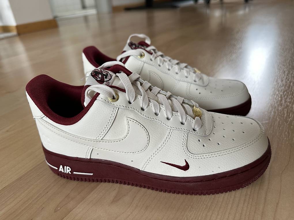 Air force 1 weiß rot deals