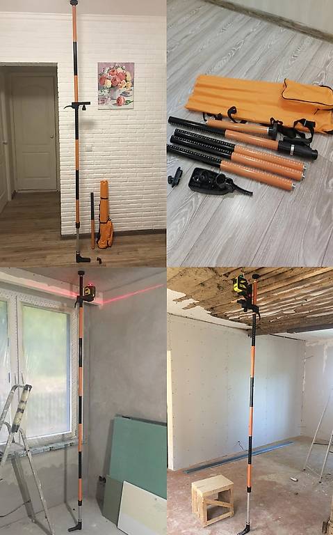 3,36 M Laser Ebene Verlängern Halterung Teleskop Stange im Kanton ...