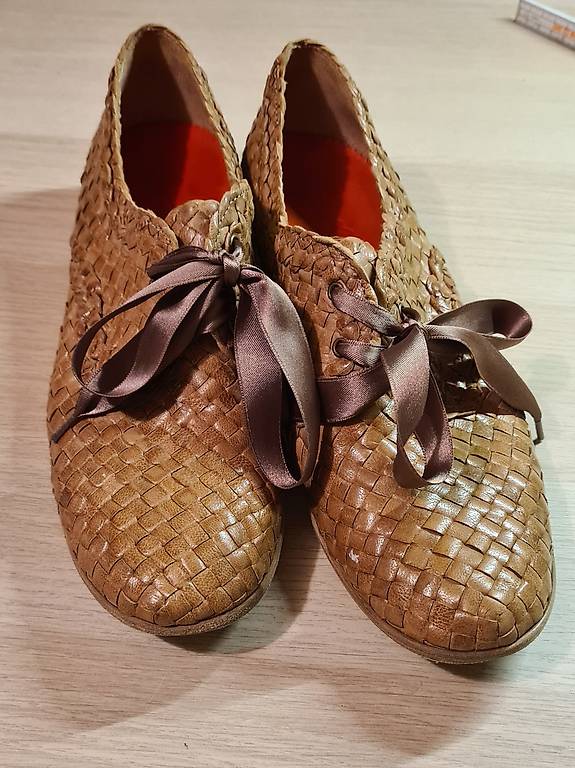 Vabene Vabeene geflochtener Schuh Ledersohle wenig getragen im