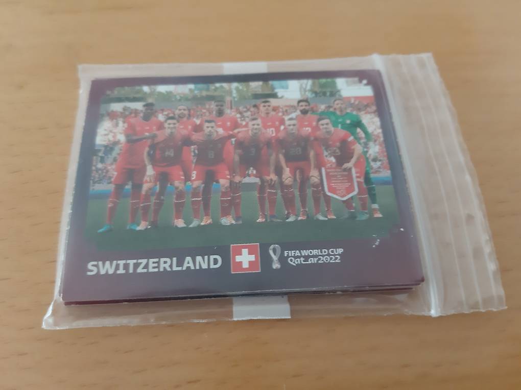 Panini 2022 WM Qatar 10 Teams Etc Swiss Oryx Edition VP Im Kanton