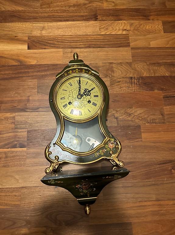 Pendeluhr Alte Schrankuhr Aufziehen Wanduhr Pendeluhr Regulator