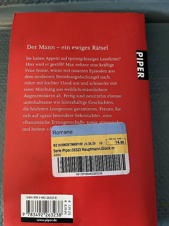 Buch Das Glück mit den Männern und andere Geschichten im Kanton Bern