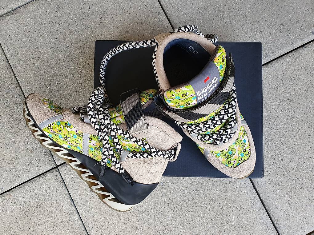 Sneakers Camper X Bernard Wilhelm Himalayan - Cuir Noir - Taille 41 EU / 10 US - Neuf En Boîte