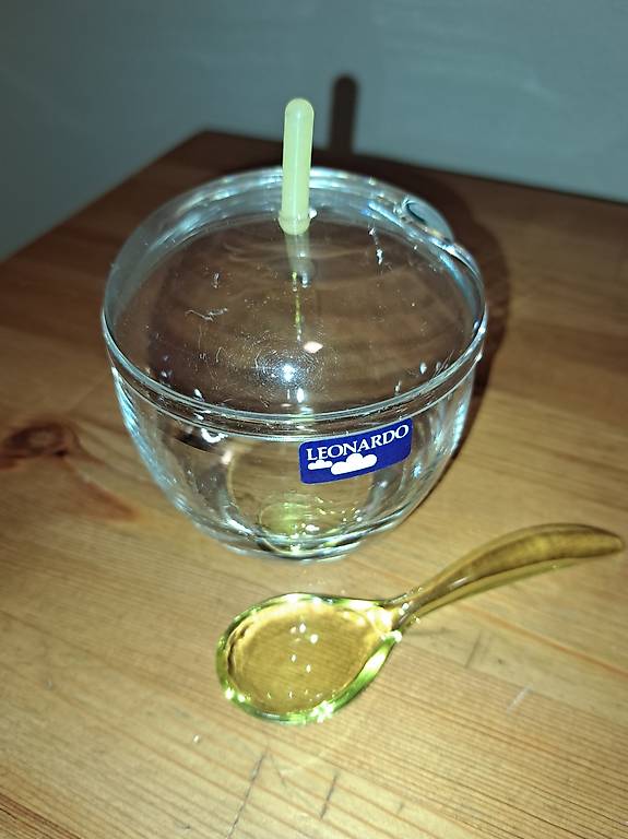 VICASKY Glas Dessertteller Mit Deckel - Elegante Glasschale Für Süßigkeiten & Kuchen 12,5cm