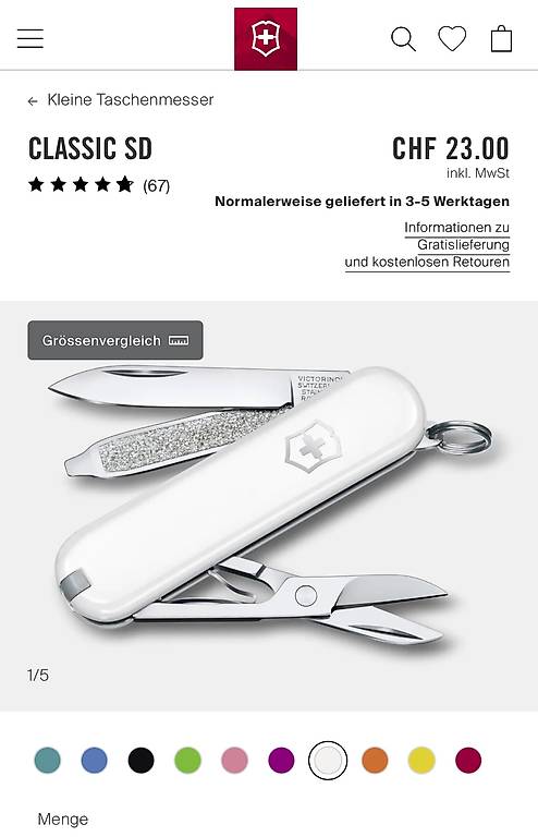 Victorinox Taschenmesser Classic Sd Np Im Kanton Luzern Tutti Ch