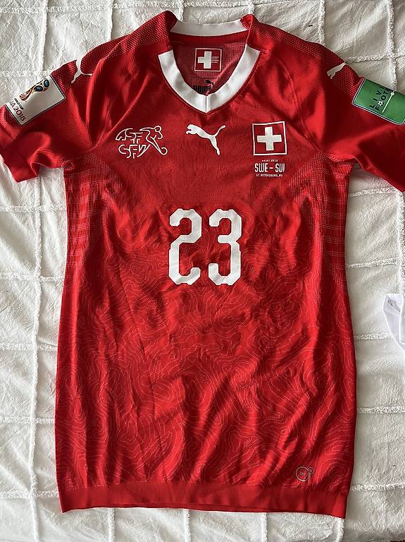 Maglietta originale nazionale Svizzera Cantone Ticino