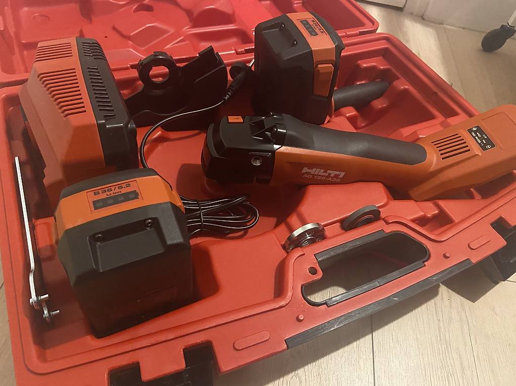 Meuleuse D'angle Hilti AG 125-A36 Sans Fil 36V (corps Seul) + étui - Allemande