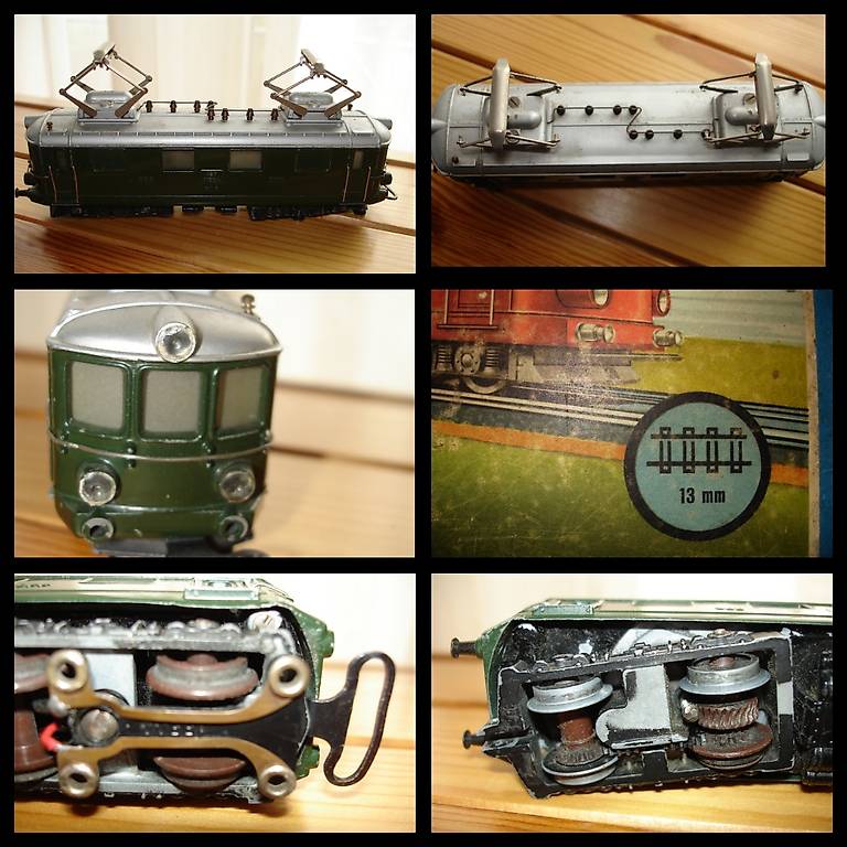 Locomotive WESA BB Re 4/4 CCF – Échelle TT (occasion)