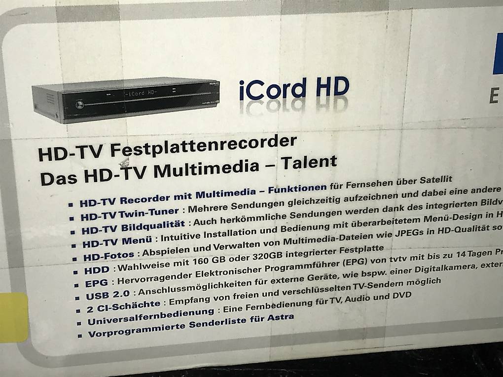 Humax Icord Hd Gb Festplatten Recorder Receiver Im Kanton Aargau