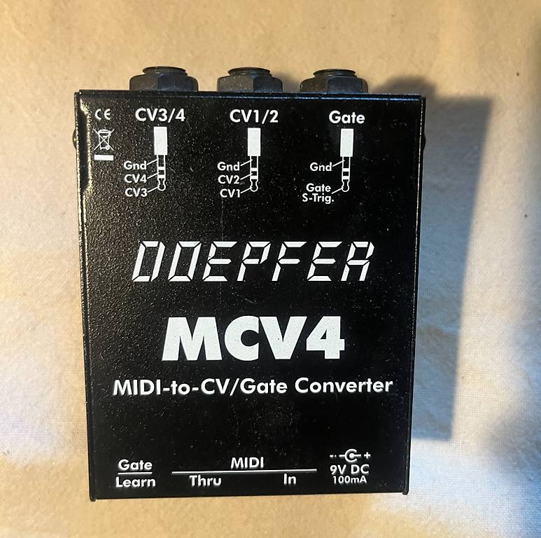 DOEPFER MCV4 Doepfer MCV4 MIDI To CV/Gate Converter at Juno Records.