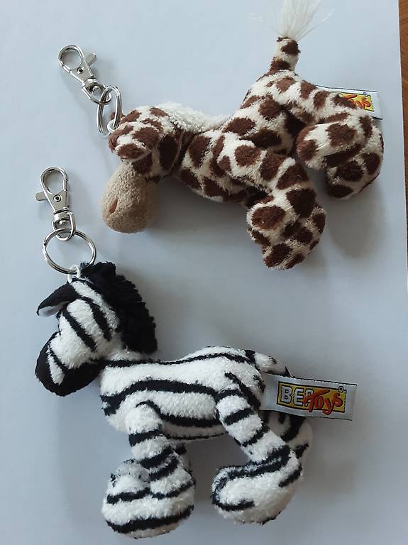 Croissant Schlüsselanhänger Plüsch | Niedliches Kuscheltier Geschenk