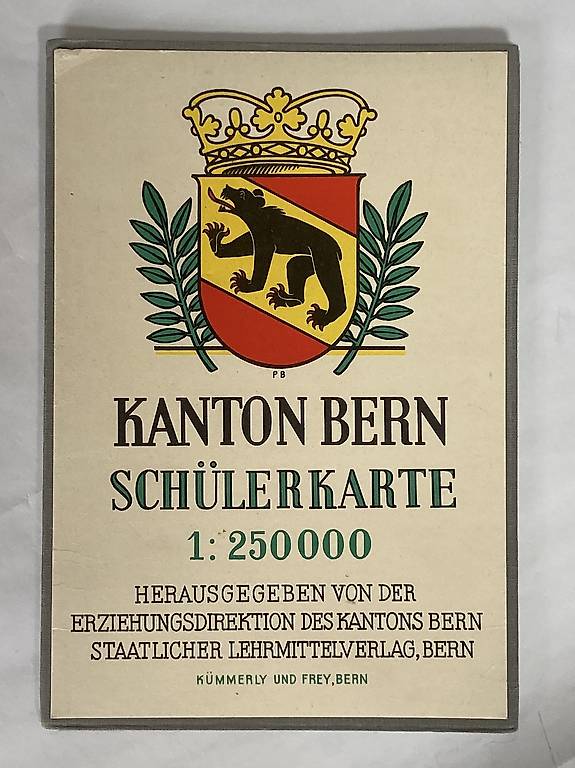 Sch Lerkarte Kanton Bern K Mmerly Und Frey Bern Canton Berne