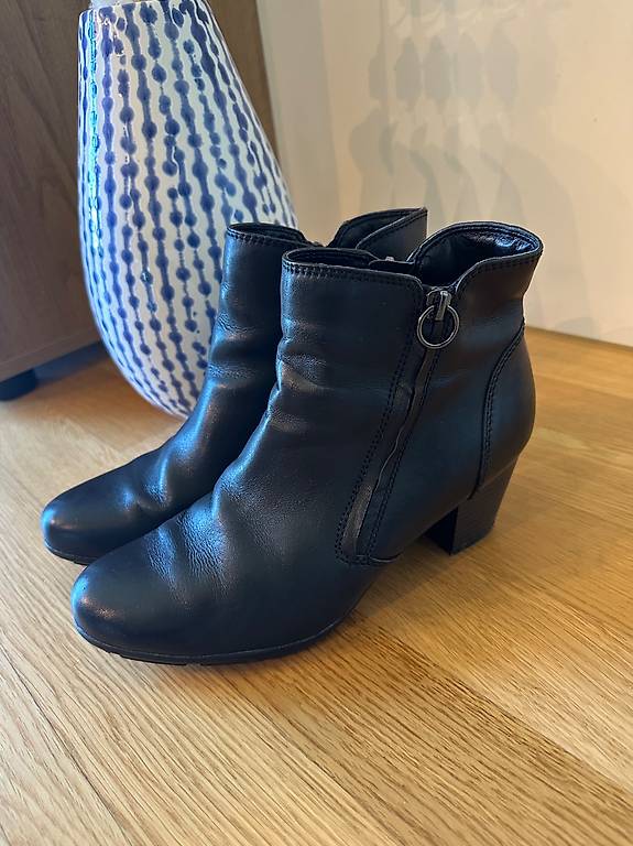 Größe 39 Schwarze Stiefeletten 39 Schöne Schwarze Damen