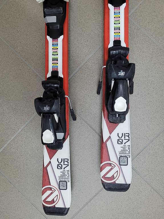 SXV JUNIOR SPORTS SKI ホワイト/レッド Kinder/Junior-Ski 